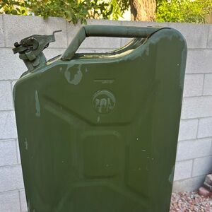 Vintage Metal Military Gas Can